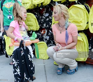  Britney at charity event "Back To School"