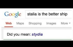  Did আপনি mean stydia as the better ship