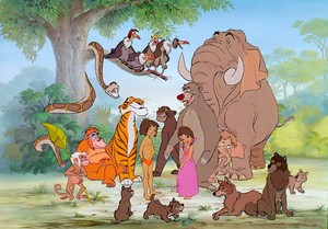  迪士尼 Jungle Book characters