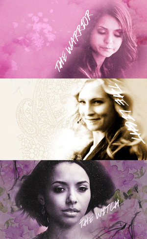  Elena, Bonnie and Caroline