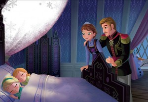  Elsa, Anna and their Parents