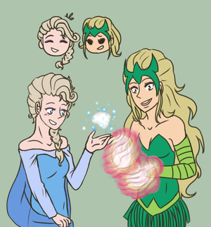  Elsa meets Enchantress
