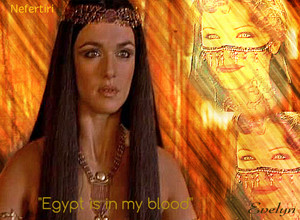 Evelyn, Nefertiri reincarnated