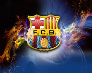  FC Barcelona Logo kertas dinding fc barcelona 22614314