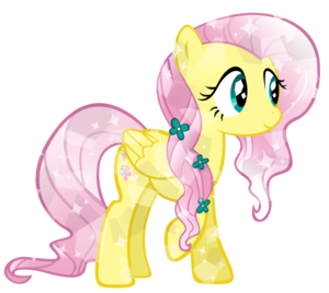 Fanmade Fluttershy Crystal pony