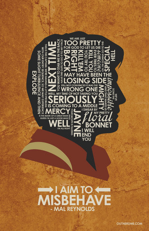  Firefly - Mal Quote Poster