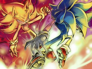 Fleetway Super Sonic VS. Sonic the Hedgehog 