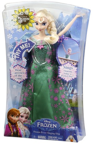  frozen Fever canto Elsa Doll