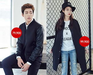  IU and Lee Hyun Woo for Unionbay Fall Collection Sketch