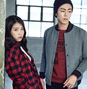  아이유 and Lee Hyun Woo for Unionbay Fall Collection