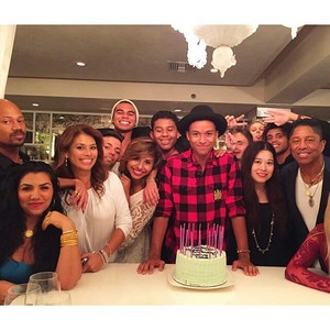  Jaafar and his family at his 19th b'day party