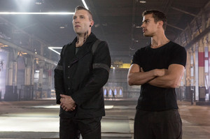  Jai Courtney as Eric with Theo James in Divergent