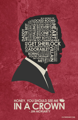  Jim Moriarty Quote Poster