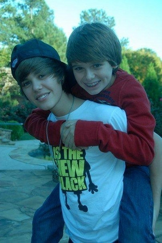 Justin Bieber and Christian Beadles