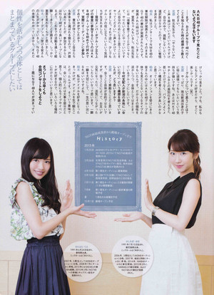  Kashiwagi Yuki and Kitahara Rie 【ENTAME 2015】