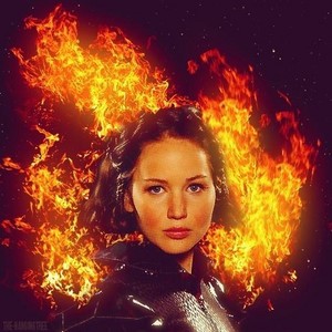  Katniss "the girl on fire"