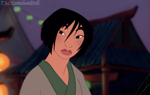 Mulan with short hair
