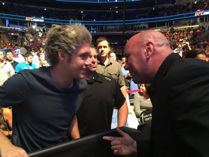  Niall at UFC match in Chicago