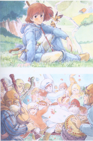 Original Illustrations from Nausicaä of the Valley of the Wind
