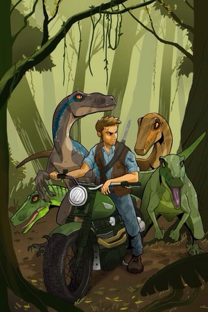  Owen Grady and his Velociraptors