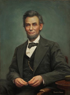  Painting of President Abraham 링컨