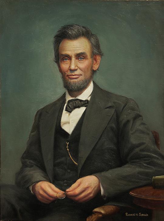 Painting of President Abraham Lincoln 