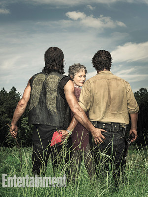  Season 6 EW Cover ~ Rick, Carol and Daryl
