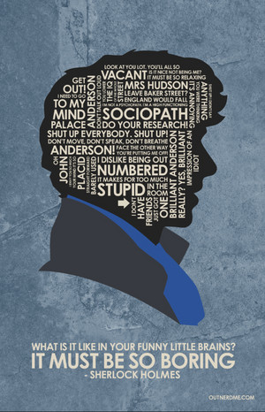  Sherlock Quote Poster