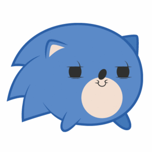 Sonic the cute hedgehog