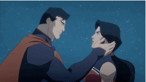  Superman and Wonder Woman Ciuman