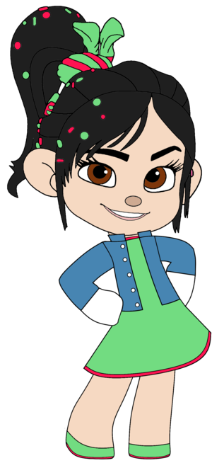  Vanellope's Outfit and Jean koti, jacket