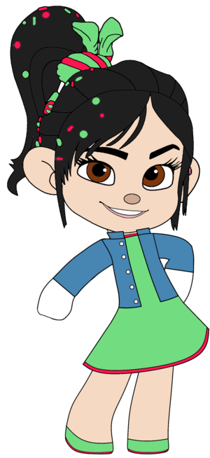  Vanellope's Outfit with left Arm out
