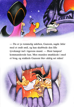 Walt Disney Book Images - Jafar Iago & Gazeem