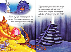  Walt डिज़्नी Book तस्वीरें - Jafar, Prince Aladdin, Abu & Carpet