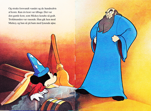  Walt डिज़्नी Book तस्वीरें - Mickey माउस & Yen Sid