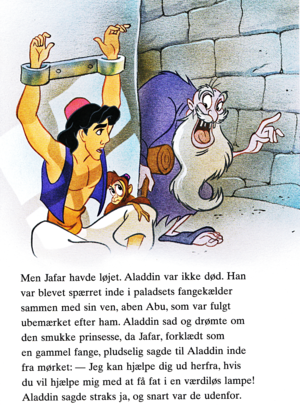  Walt disney Book gambar - Prince Aladdin, Abu & Jafar