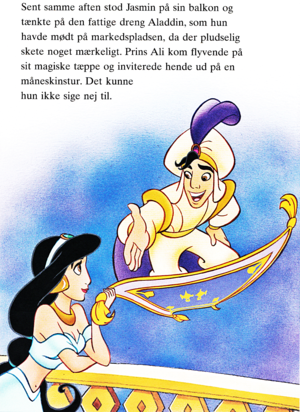  Walt disney Book gambar - Princess Jasmine, Prince aladdin & Carpet