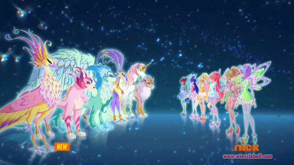 Winx Tynix and evolved Magical Pets