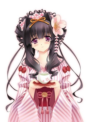  anime kimono girl