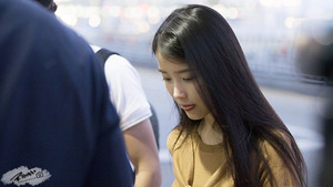  150828 李知恩 At Incheon Airport Leaving for Shanghai