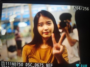  150828 IU（アイユー） at Incheon Airport Leaving for Shanghai