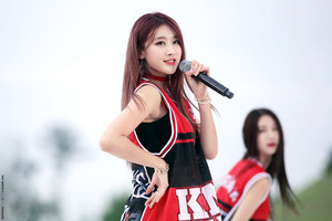  150905 Nine Muses Hyuna | Suncheon Country Garden کنسرٹ
