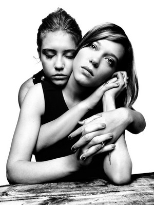  Адель Exarchopoulos and Lea Seydoux - New York Magazine Photoshoot - 2013