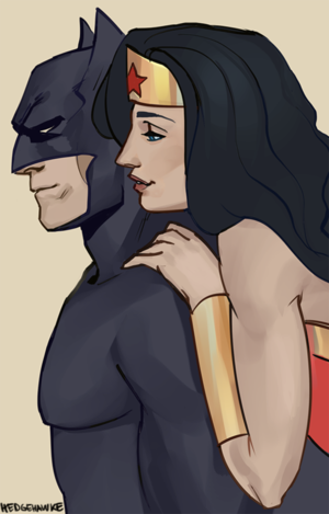  batman and Wonder Woman