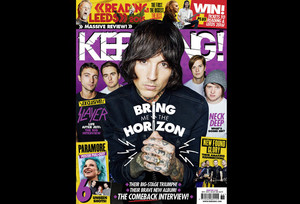  Bring Me The Horizon cover in Kerrang Magazine