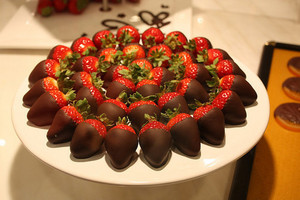  cokelat covered strawberries