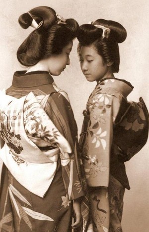 Fotos Antiguas de geisha japonesa