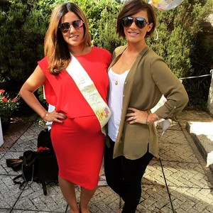 Frankie at Katie Symes’ baby shower