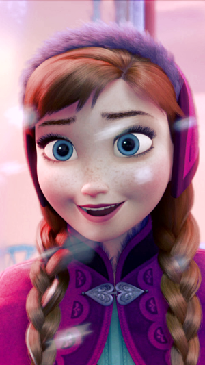  Frozen Anna phone achtergrond
