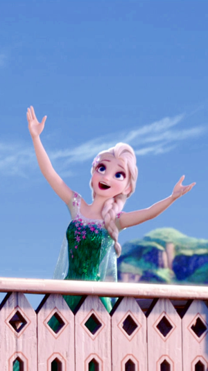 frozen Fever Elsa phone fondo de pantalla